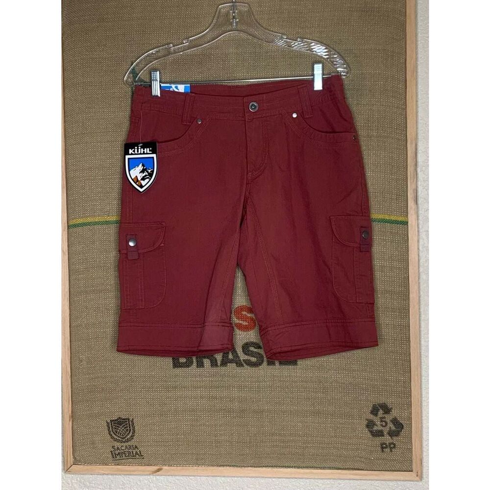 KÜHL Splash 11 Womens Size 6 Cargo Hiking Shorts Burgundy